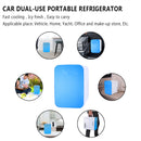 ZOKOP 6L Mini Fridge Cooler Warmer Electric Portable Car Refrigerator Blue