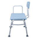 GAOMON Bathroom Safety Shower Chair 10-level Height Adjustable Blue