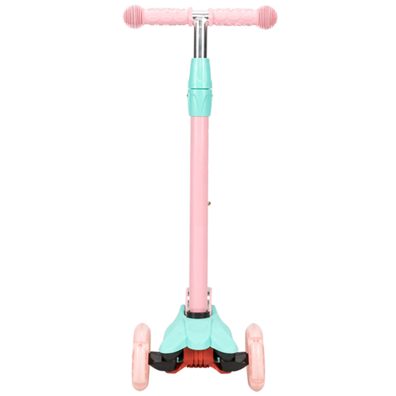 YIWA Toddlers Scooter Non-foldable 3-speed Adjustment Scooter Blue Pink