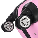 GAOMON 3pcs 3-in-1 Large Capacity Traveling Storage Suitcase Pink