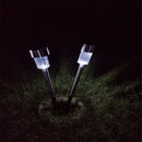 GAOMON 24pcs/set Garden Lawn Light Small Tube Lamp Solar White