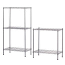 GAOMON Metal Storage Shelf Standing Rack for Microwave Oven Rack Silver