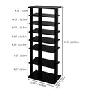 GAOMON 7-layer Shoe Rack Storage Mount Household Furniture Room Organizer White