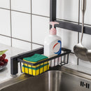 GAOMON Single Layer Bowl Rack Shelf Dish Drainer 92cm Inner Length Kitchen Organizer Black