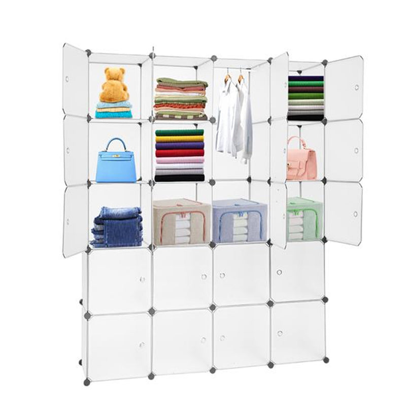 RONSHIN 20 Cubes Closet Space Saving Storage Organizer Cube Portable Wardrobe