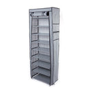 GAOMON 9 Tiers Shoe Rack Closet Shoe Storage Cabinet Organizer GREY