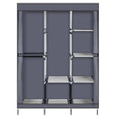 GAOMON 71inch Portable Clothes Closet Home Wardrobe GREY