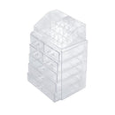 GAOMON 2pcs Makeup Organizer Cosmetic Storage Drawers Acrylic Makeup Holders Transparent