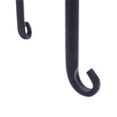 GAOMON 4pcs/set Shelf Black Paint Round Pattern Plant Stand Household Organizer Black