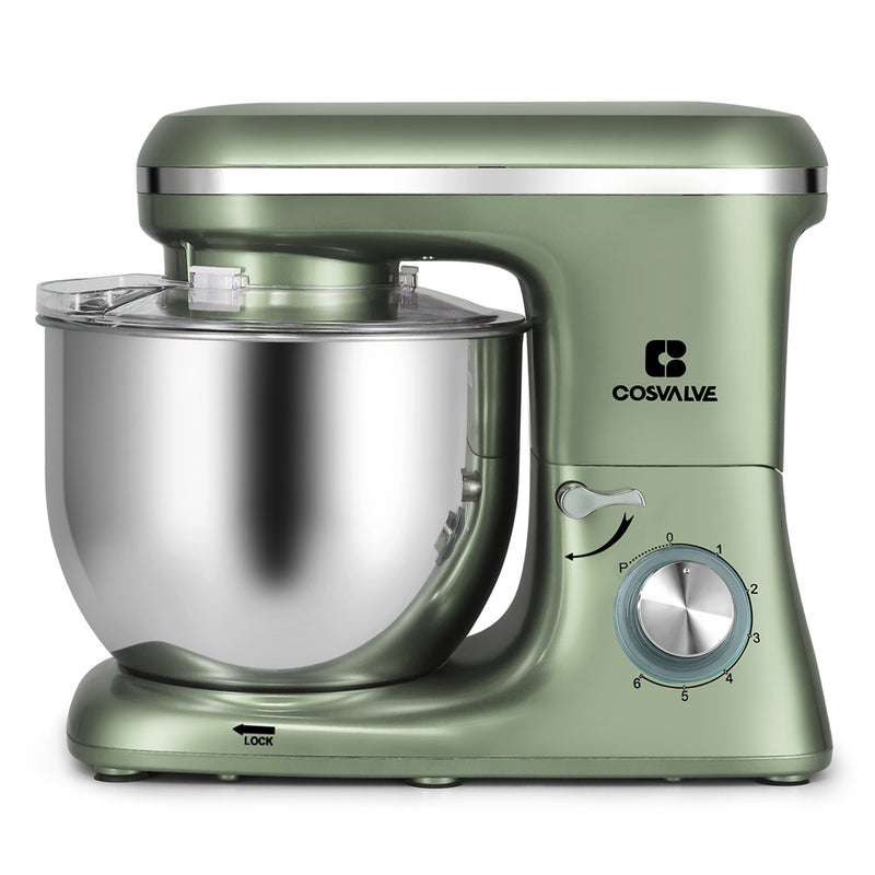 COSVALVE Kitchen Stand Mixer 6 Speed Dishwasher Safe Green