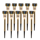 GAOMON 24Pcs Outdoor Solar Light Landscape Solar Garden Lights Warm White