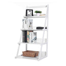 GAOMON 4-tier Plant Stands Ladder Style Waterproof Corner Plant Shelf White
