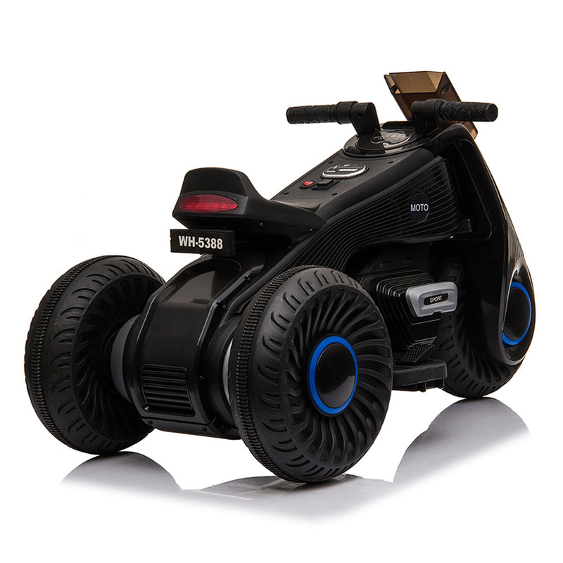 YIWA Dual Drive 6v 4.5a.h Children's 3 Wheels Electric Motorcycle with Music