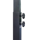 GAOMON Portable Removable Basketball Circle Adjustable Height 210-260cm Black