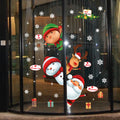 YIWA 10pcs Electrostatic Film Christmas Window Stickers