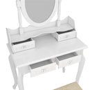 GAOMON Mirror Dresser Mdf Modern Concise 4-Drawer Removable Mirror Dresser