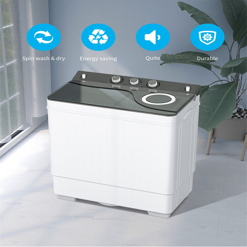 ZOKOP Xpb65-2288s Twin Tub Washing Machine 110v 420w Double Tub US Plug