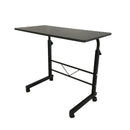 GAOMON Computer Table Desktop Pipe Rack Standing Desk Adjustable Height Movable Black