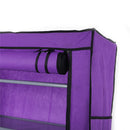 GAOMON 10-layer Shoe Rack Room-Saving Shoe Cabinet Purple