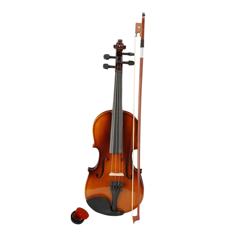 YIWA Basswood 1/2 Acoustic Violin with Case Bow Rosin Inside Soft Box Natural Violin