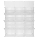 GAOMON 7-tier 21-grid Storage Shoe Cabinet Shoe Rack Organizer