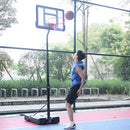 GAOMON Portable Removable Basketball Circle Adjustable Height 210-260cm Black