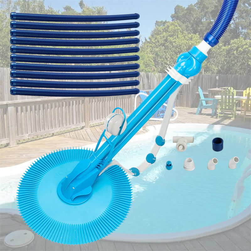 RONSHIN Automatic Swimming Pool Cleaner Set Cleaning Machine Blue