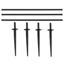 GAOMON Iron Arch Rust-Resistant Plant Climbing Frame with Bridge Roof