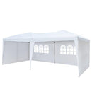 GAOMON Portable Instant Open Canopy Shade Shelter 2 Door Gazebo Tent White