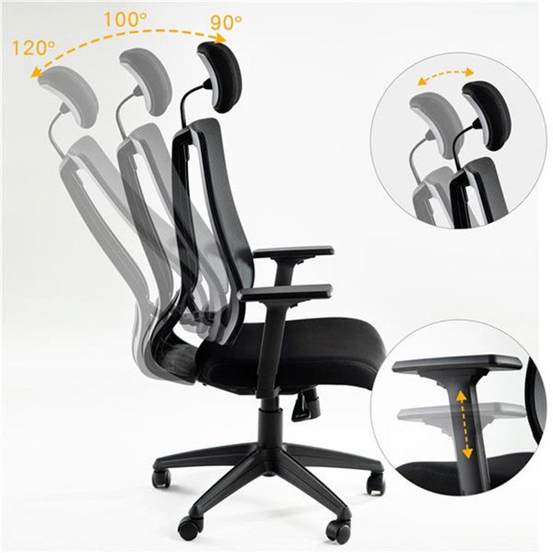 ALICIAN Home Office Desk Chairs High Ergonomic Chair Black