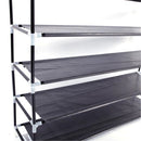 GAOMON 5-layer Shoe Rack 100cm Super Wide Extra Large Black