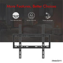 GAOMON TV Stand 26-55 Inches Desktop Single-column 3 Levels Black