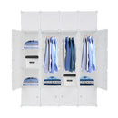 GAOMON 5-layers 20-grids Modular Closet Cabinet Storage  Shelves Cube Organizer White