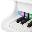 GAOMON Children 30-key Wooden Piano with Music Stand 49*50.5*48.5cm White