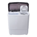 ZOKOP 14.3lb Washing Machine Semi-Automatic Grey