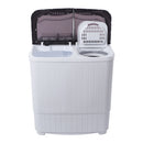 ZOKOP 14.3lb Washing Machine Semi-Automatic Grey