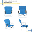 GAOMON Beach Chair Seat Chair for Outdoor Beach 48.5*44*75cm Blue