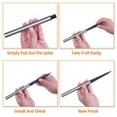 GAOMON 24pcs Tube Light Garden Lawn Light Solar Light