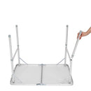 GAOMON Folding Table 90 x 60 x 70cm Foldable Table White