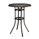 GAOMON Round Dining Table Easy To Assemble Table 81x81x104cm Bronze