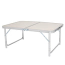 GAOMON Folding Table 90 x 60 x 70cm Foldable Table White