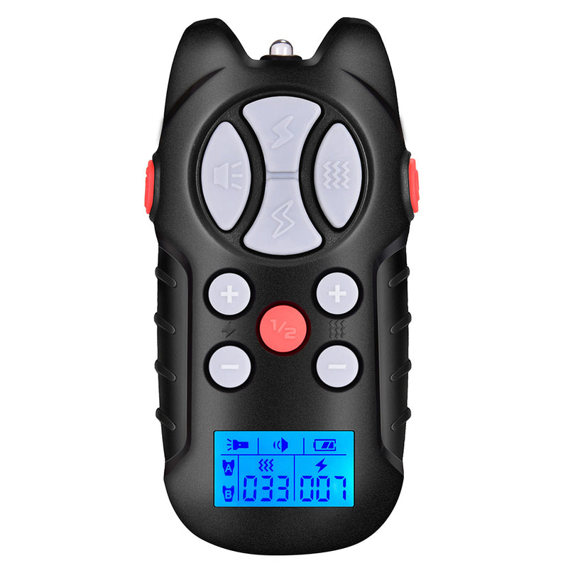 BEESCLOVER Dog Training Collar Dog Shock Collar Rechargeable Waterproof Black