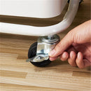 GAOMON 3-tier Widened Cart Multi-function Layer Cart Movable Storage Rack Ivory