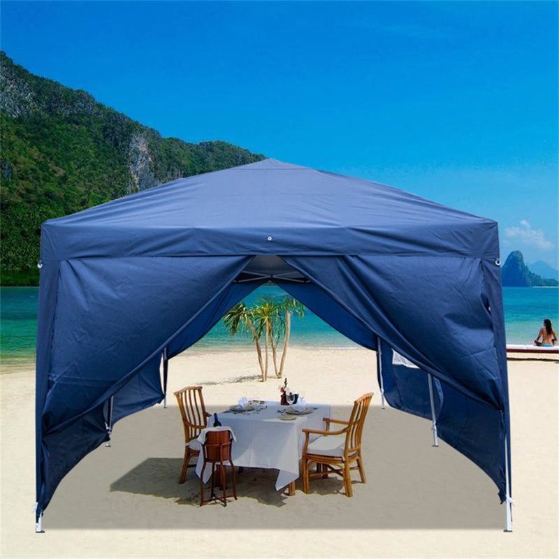 THBOXES 3x6m 4 Window Practical Waterproof Folding Tent Sunscreen Windproof Easy Set up Large Family Tents