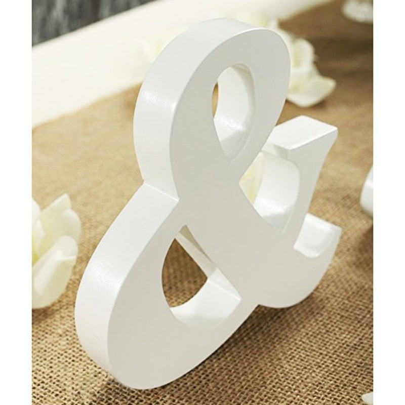 RONSHIN Wooden MR & MR Letter Gay Wedding Props Table Ornaments White