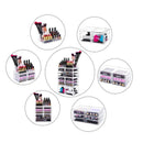 GAOMON 4Pcs/Set Makeup Organizer Plastic Cosmetic Storage Drawers Display Box Transparent