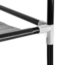 GAOMON Shoe Rack 10 Layers Widened Black Shoe Cabinet 160*30*88 Black