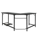 GAOMON L-Shaped Office Desk Home Corner Gaming Desk Computer Table Black