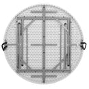 GAOMON 48 Inch Round Folding Table Lightweight Outdoor Utility Table Furniture