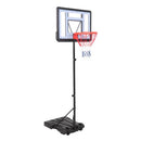 GAOMON Basketball Hoop Portable Removable Transparent Backboard Basketball Stand Black